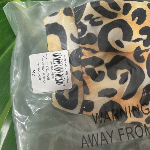 NWT Bound by Bond Eye [ XS‎ ] Animal Bandeau Top + Cheeky Bikini Bottom - Picture 8 of 12